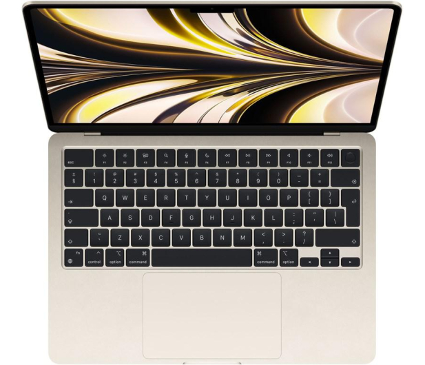 APPLE MacBook Air M2 8-core CPU/10-core GPU/16GB/512GB/13,6"/Księżycowa Poświata - 1054866 - zdjęcie 2